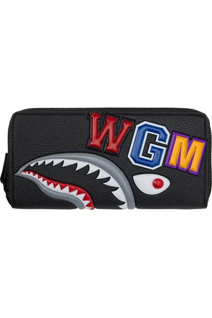BAPE Black Shark Long Wallet