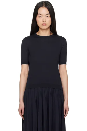Max Mara Navy Zibetto Sweater