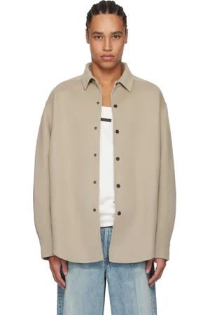 FEAR OF GOD Beige Wool Cashmere Overshirt
