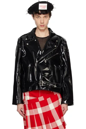 Charles Jeffrey Loverboy Black Biker Jacket