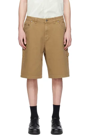 DIME Tan Classic Denim Shorts