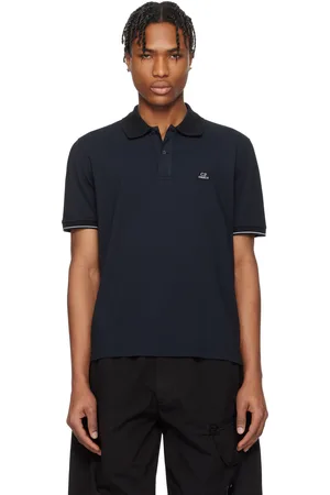 C.P. Company Black Tacting Piquet Polo