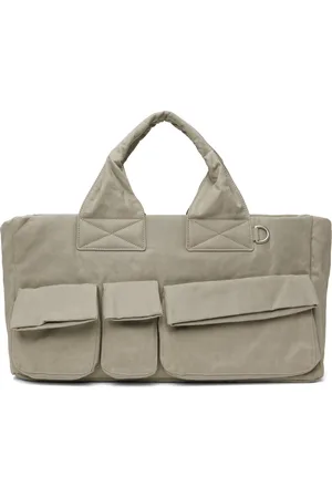 OPEN YY Beige Oil Skin Venti Tote