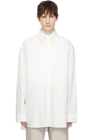 J.W.Anderson White Lace Applique Shirt