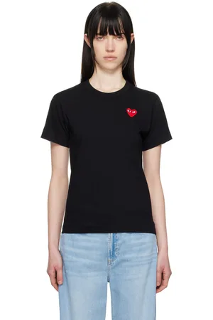 Comme des Garçons PLAY Black Red Heart T-shirt