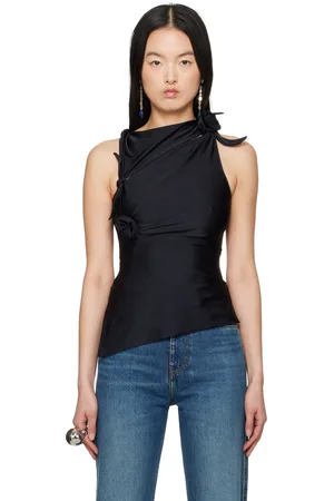COPERNI Asymmetric Flower Tank Top