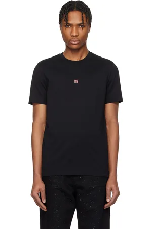 Givenchy Black Slim-Fit 4G Embroidery T-shirt