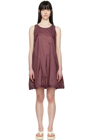 AMOMENTO Nylon Volume Minidress