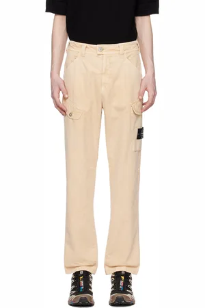Stone Island Beige Patch Cargo Pants