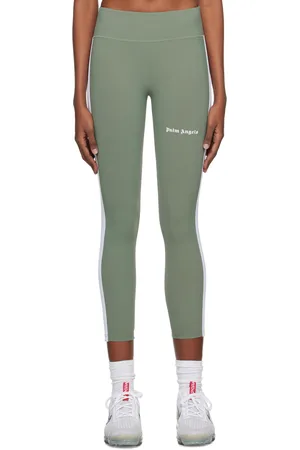 Palm Angels Green Training Track Leggings