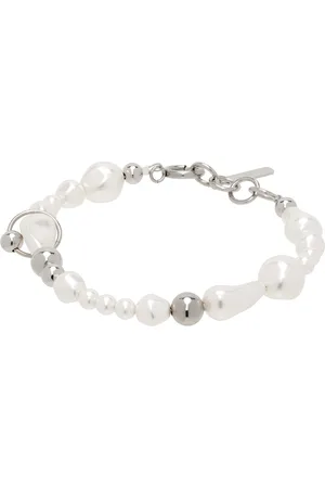 Justine Clenquet White & Silver Charly Bracelet