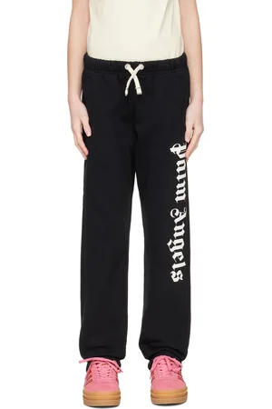 Palm Angels Kids Black Classic Overlogo Sweatpants