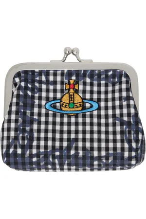 Vivienne Westwood Black & White Frame Coin Pouch
