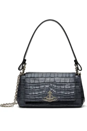 Vivienne Westwood Gunmetal Medium Hazel Bag