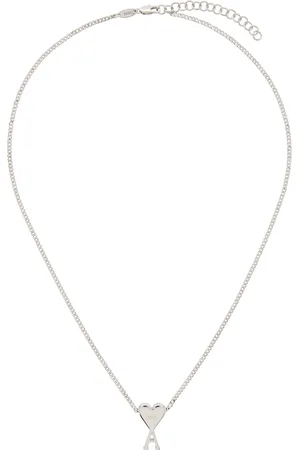 Ami Silver Brass Ami de Coeur Pendant Necklace