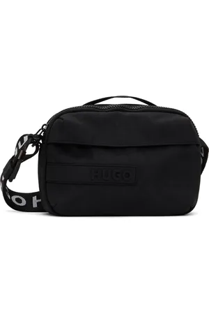 HUGO BOSS Black Recycled Nylon Canvas Bag