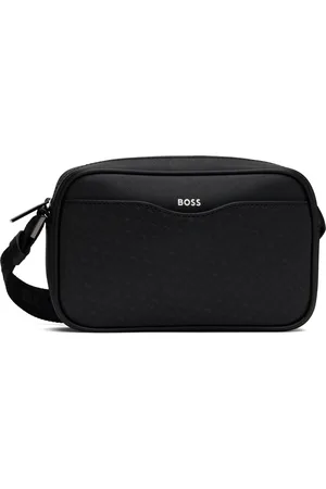 HUGO BOSS Black Emed Logo Messenger Bag