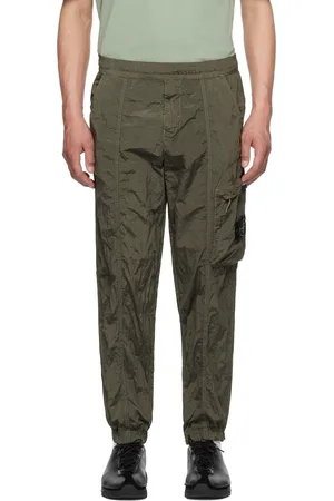 Stone Island Khaki Nylon Metal ECONYL Cargo Pants