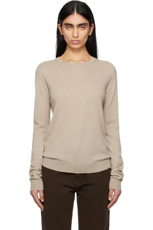 The Row Beige Jazor Sweater