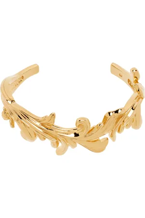 VERSACE Gold Barocco Leaf Bracelet