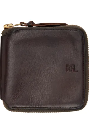 Ralph Lauren Brown Leather Zip Wallet