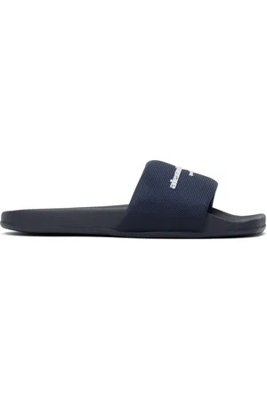 Alexander Wang Navy AW Pool Slides