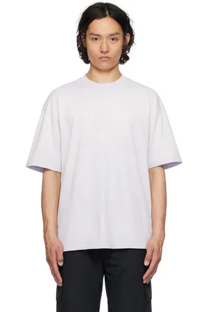 HUGO BOSS Purple Logo Appliqué T-shirt
