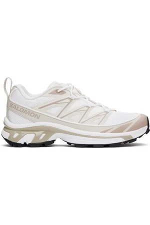 Salomon White & Beige XT-6 Expanse Sneakers