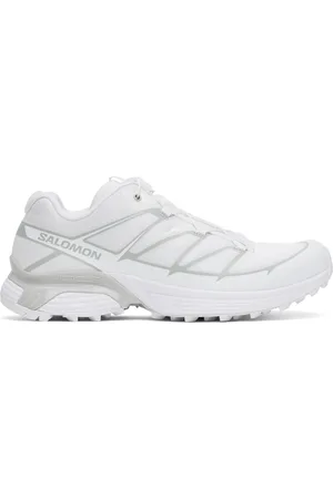 Salomon White & Gray XT-PATHWAY 2 Sneakers