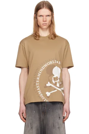 MASTERMIND Tan MW Flash T-shirt
