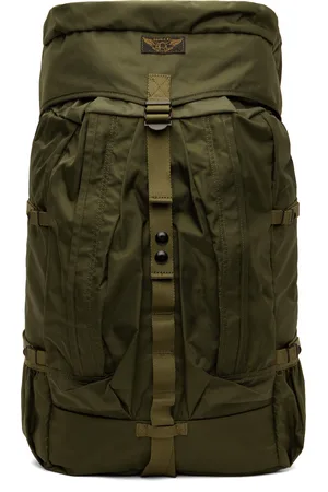 Ralph Lauren Khaki Nylon Utility Backpack