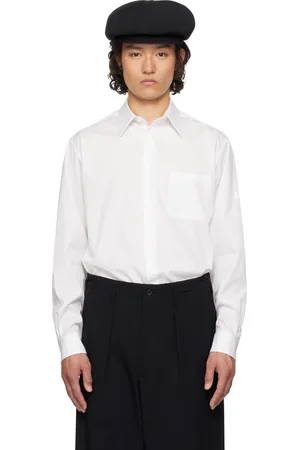 YOHJI YAMAMOTO White Suit Broad CDH Basic Shirt