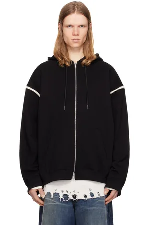 MASTERMIND Boxy Fit Cross Stitch Zip Up Hoodie