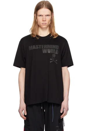 MASTERMIND Black Regular Fit Studded T-shirt