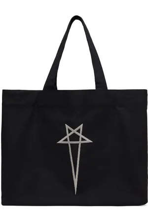 Rick Owens Black Hollywood Beach Tote