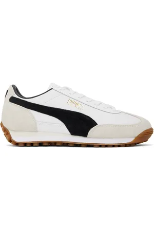 PUMA White & Black Easy Rider Mix Sneakers