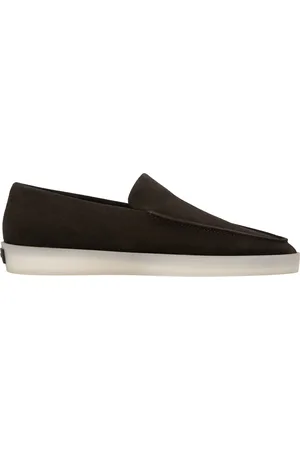 FEAR OF GOD Brown Suede Loafers