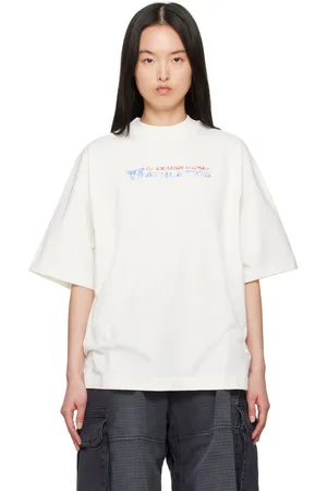 Alexander Wang Off-White Logo-Print T-shirt