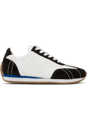 Totême White & Brown Sport Sneakers