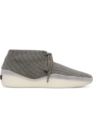 FEAR OF GOD Gray Knit Sneakers