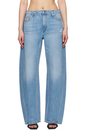 Alexander Wang Indigo Regen 5-Pocket Denim Track Jeans