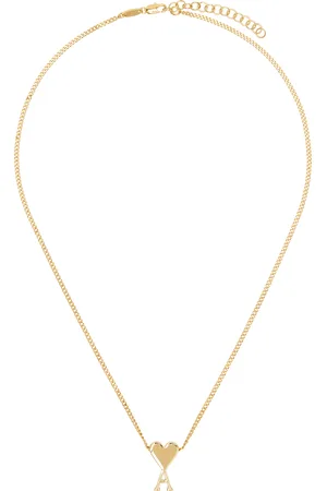 Ami Gold Brass Ami de Coeur Pendant Necklace