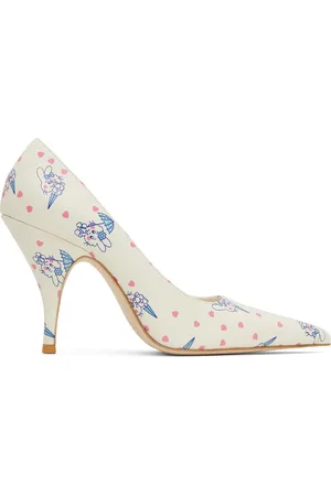 ASHLEY WILLIAMS Off-White Harmony Heels