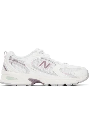 New Balance White & Pink 530 Sneakers