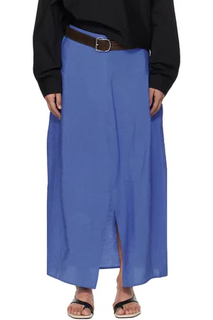 Totême Blue Parachute Maxi Skirt
