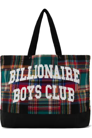 Billionaire Boys Club Multicolor Patchwork Check Tote