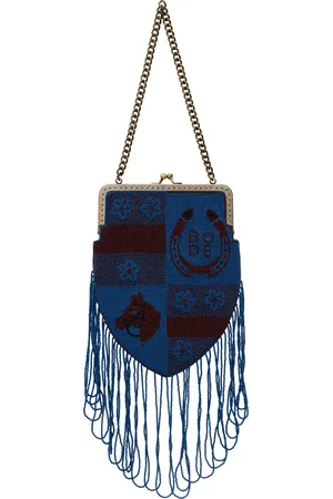 BODE Blue & Burgundy Capri Bag