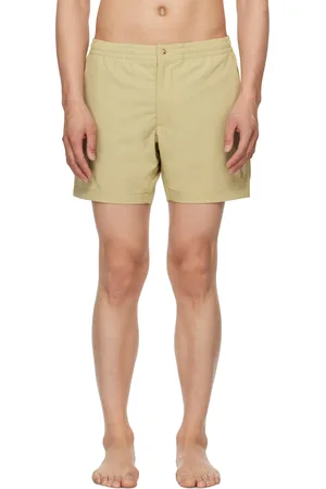 Ralph Lauren Beige 6-Inch Polo Prepster Swim Shorts