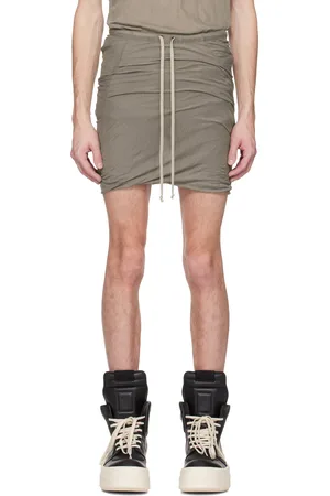 Rick Owens Gray Hollywood Buds Shorts