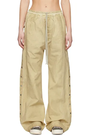 Rick Owens Beige Hollywood Pusher Lounge Pants